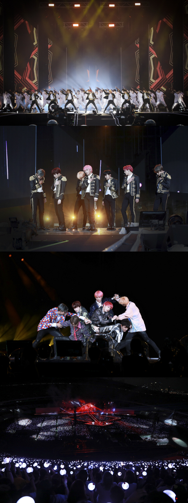 BTS WORLD TOUR‘LOVE YOURSELF ソウルコンサート模様