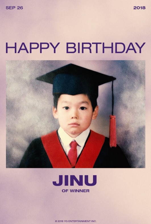 YGがキム・ジヌの誕生日を記念して、特別製作したポスター