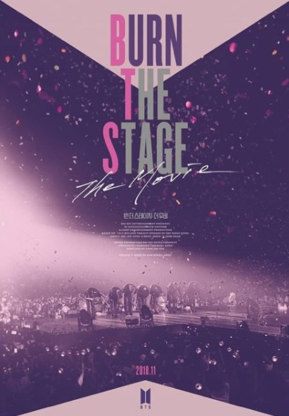 BTS「BURN THE STAGE:The Movie」ポスター