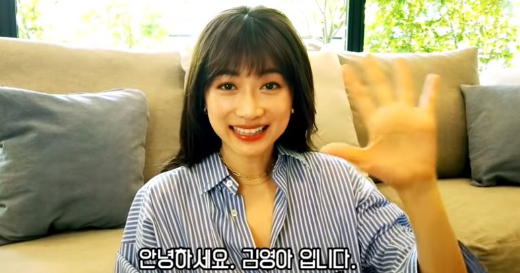 初めて韓国語の動画を掲載したヨンア