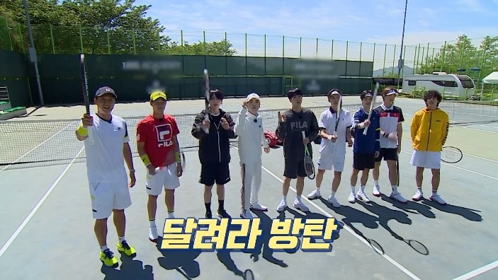 『Run BTS!』で初の長期プロジェクトとしてテニスに挑戦するBTS