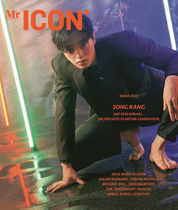 ソン・ガンがドイツの雑誌『Mr.ICON』の表紙を飾った