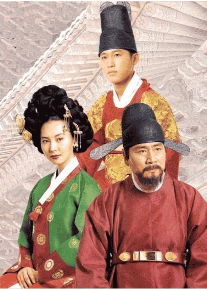 KBS1『王と妃(1998)』に、チョン・テウは出演した
