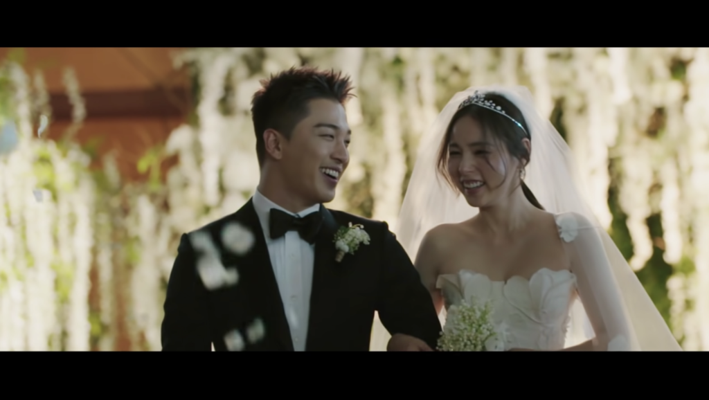 BIGBANGのSOL(左)と女優のミン・ヒョリンは2018年2月に結婚