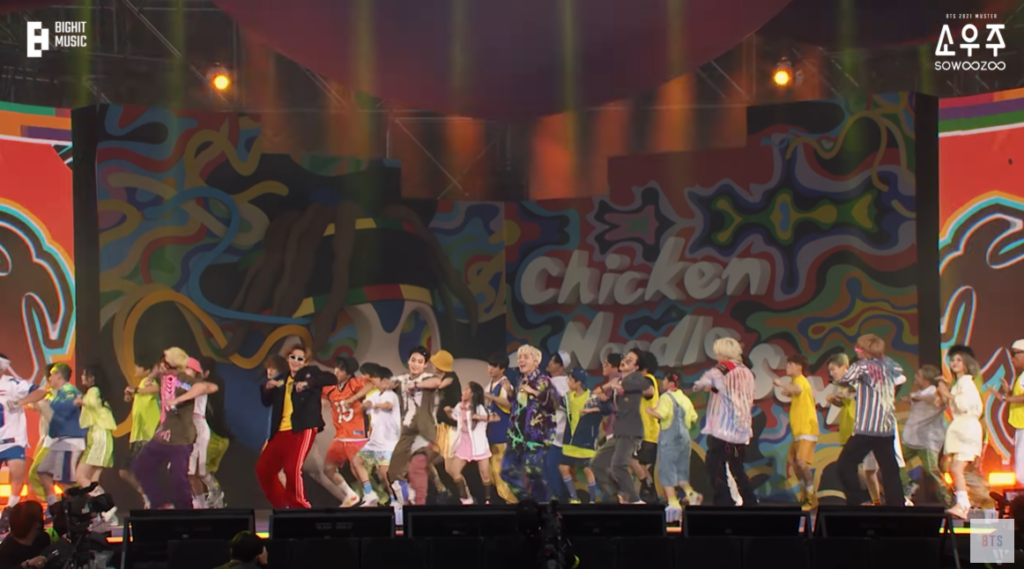 BTS全員で『Chicken Noodle Soup』を披露