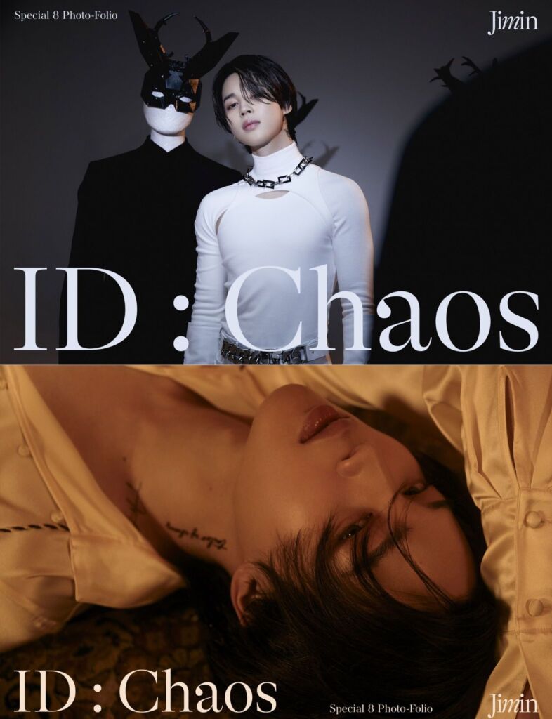 公式SNSで公開されたBTSジミンの写真集『ID:Chaos』プレビューイメージ