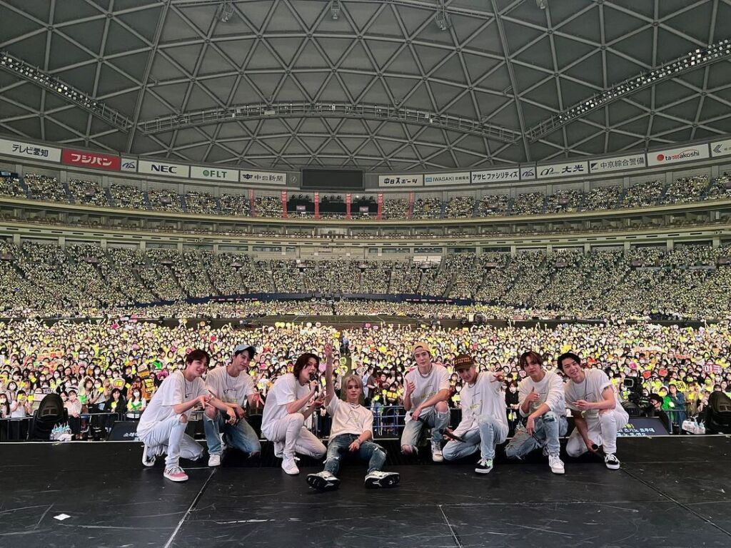 東京ドームで2022年5月に行った『NCT 127 2ND TOUR ‘NEO CITY：JAPAN - THE LINK』。(画像出典：NCT127 公式Instagram)