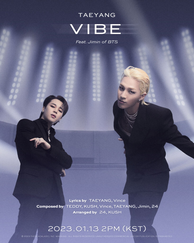 BIGBANGのSOLと、BTSのジミンの豪華コラボ曲『VIBE』