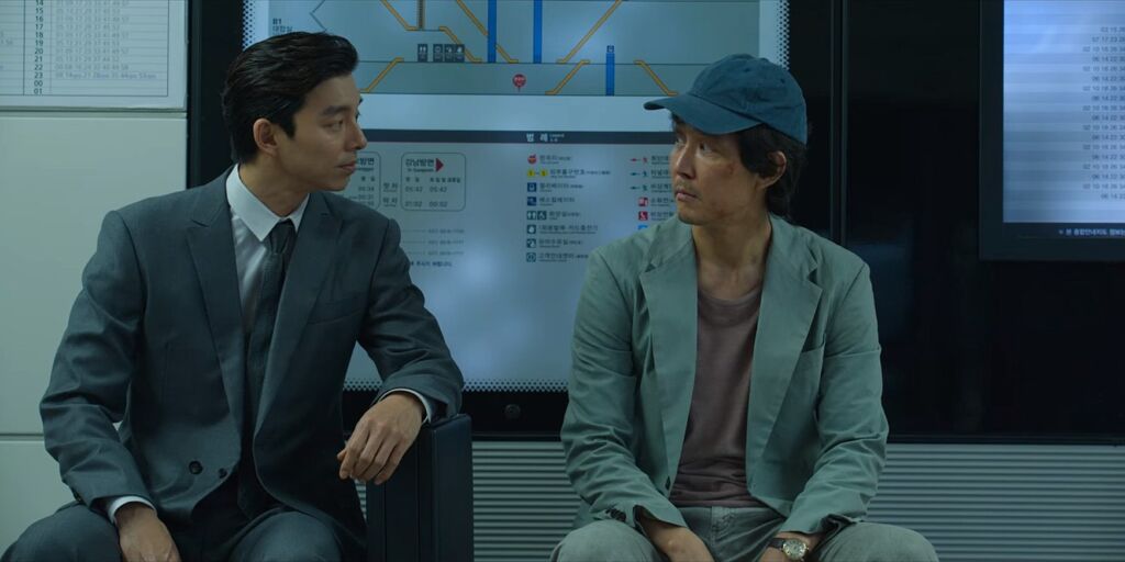 コン・ユは、『イカゲーム』(Netflix/2021)に出演した