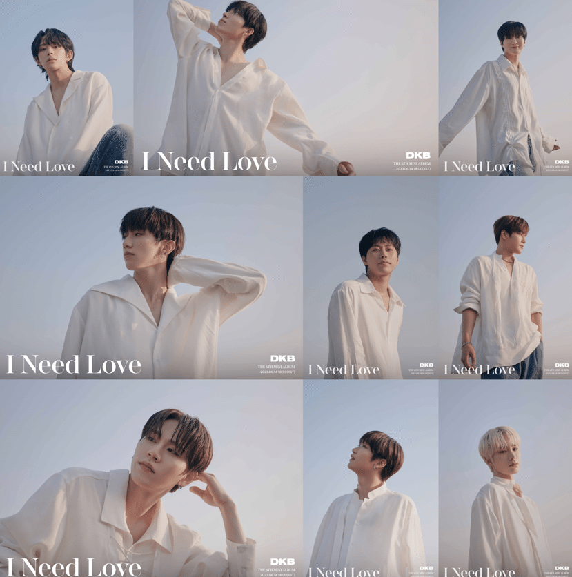 DKB、6thミニアルバム「I Need Love」 予告イメージ第2弾を公開